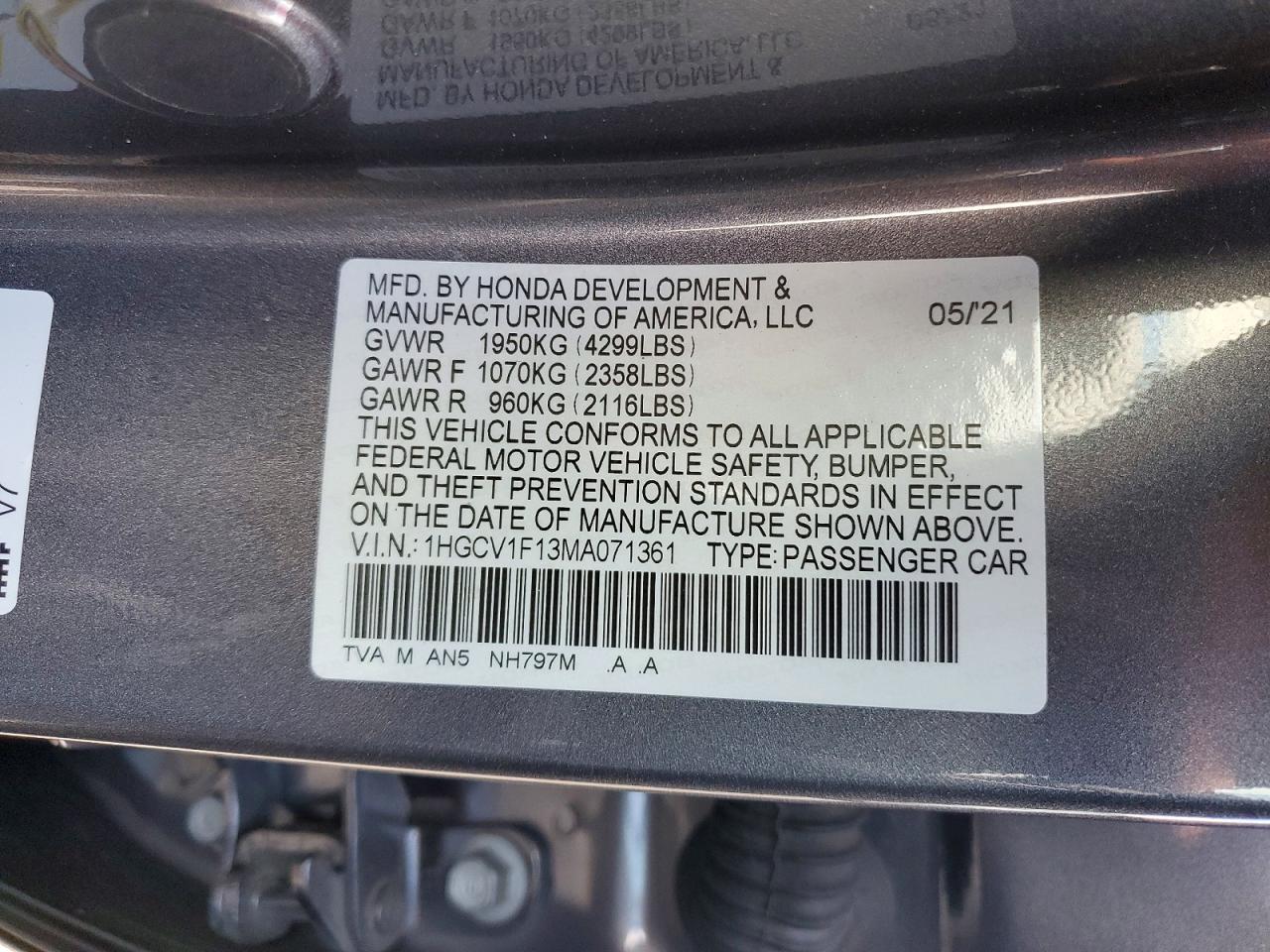 Honda Accord Lx