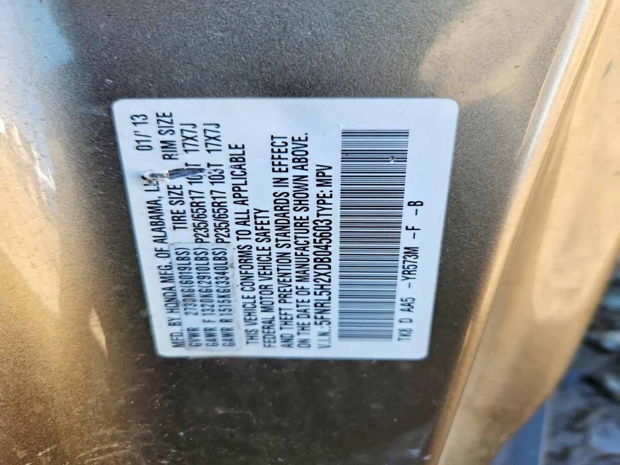 Honda Odyssey Lx