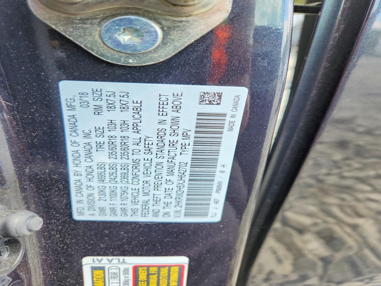Honda Crv Ex