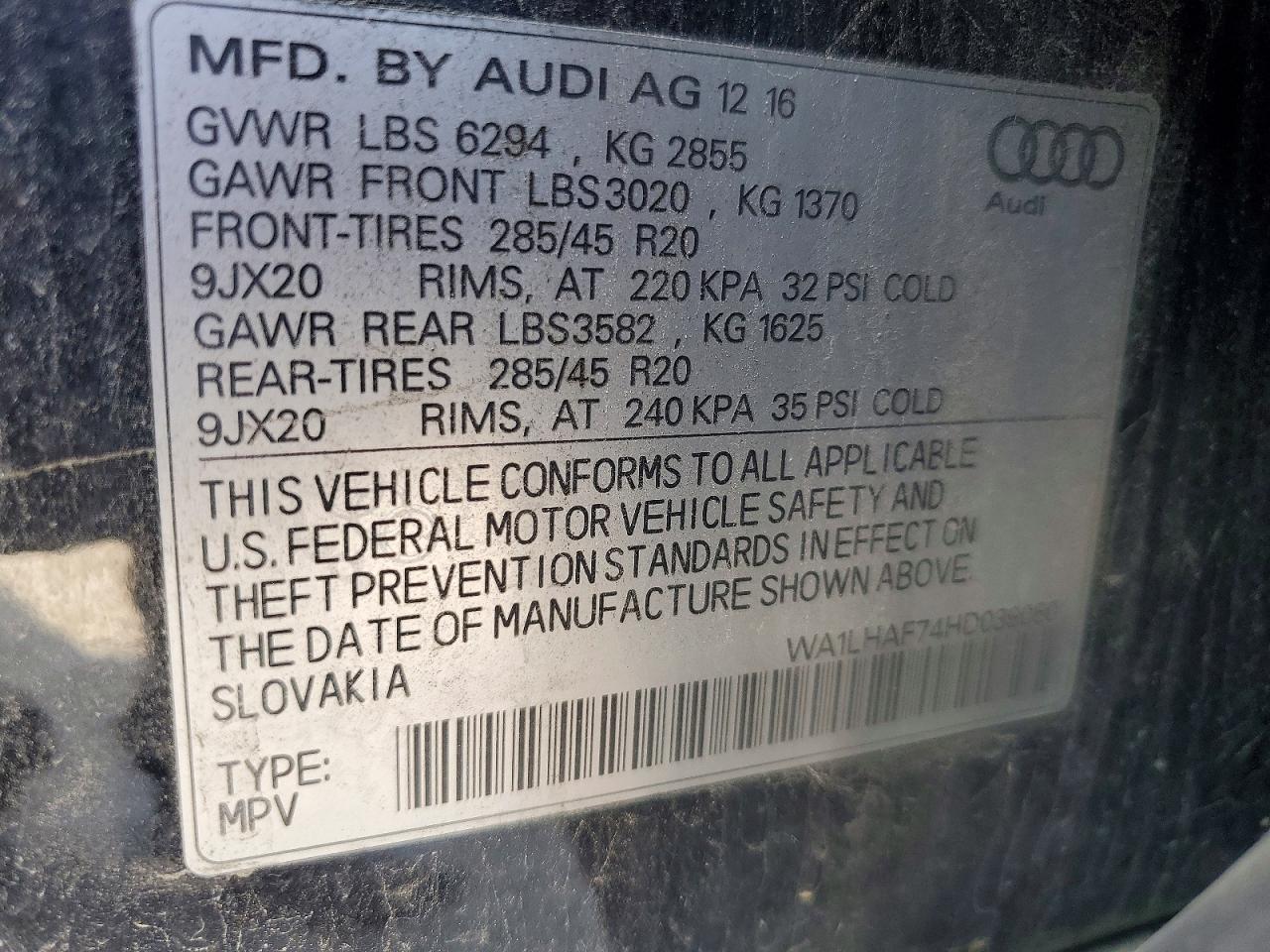 Audi Q7 Premium Plus