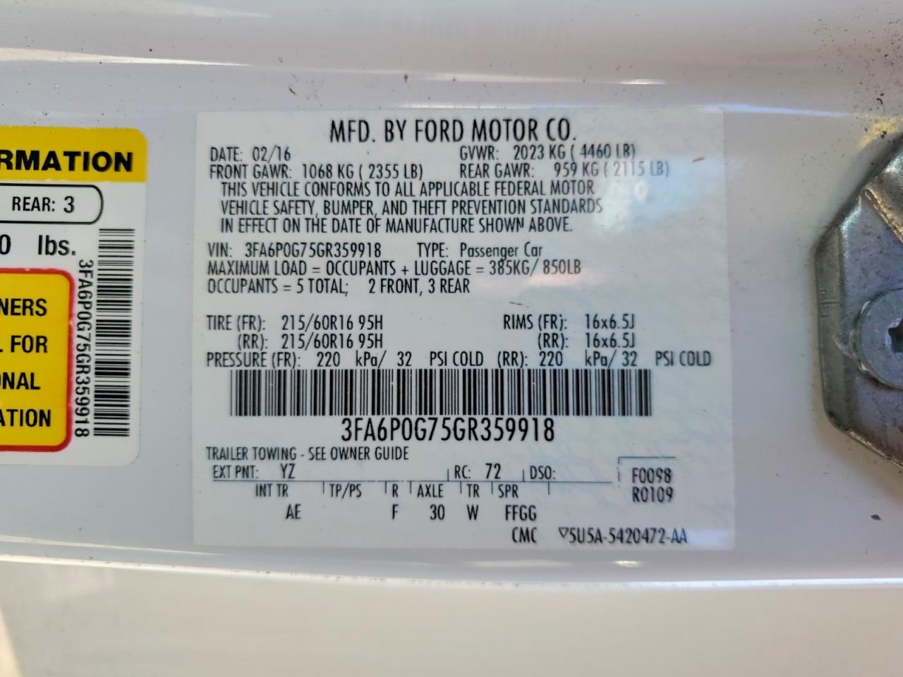 Ford Fusion S