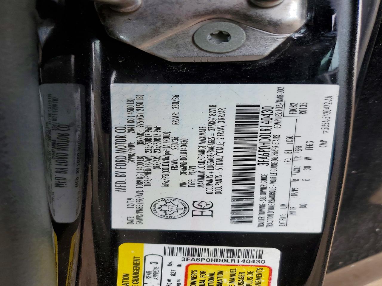 Ford Fusion Se