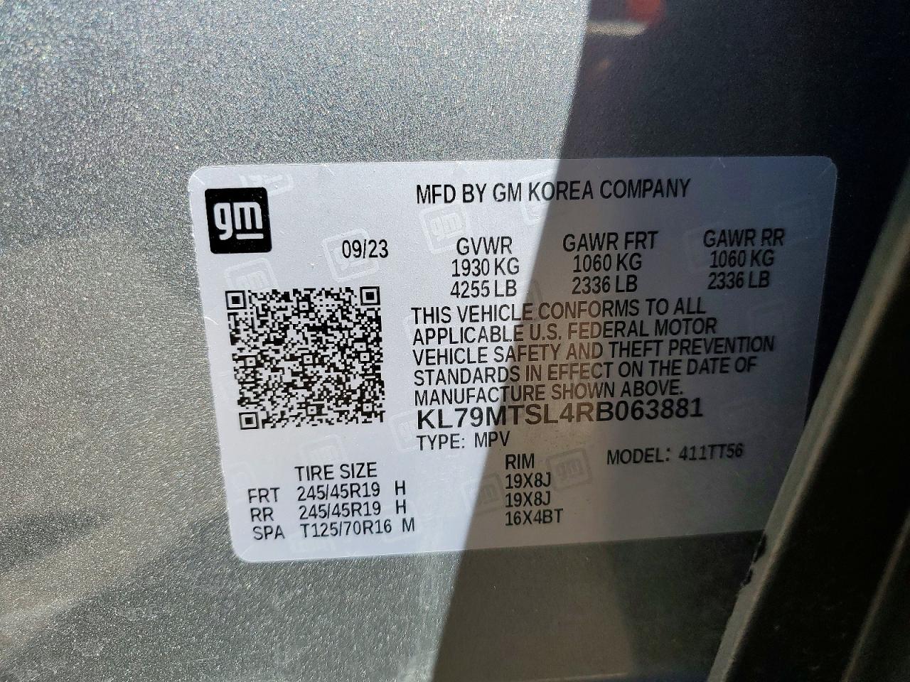 Chevrolet Trailblaze Rs