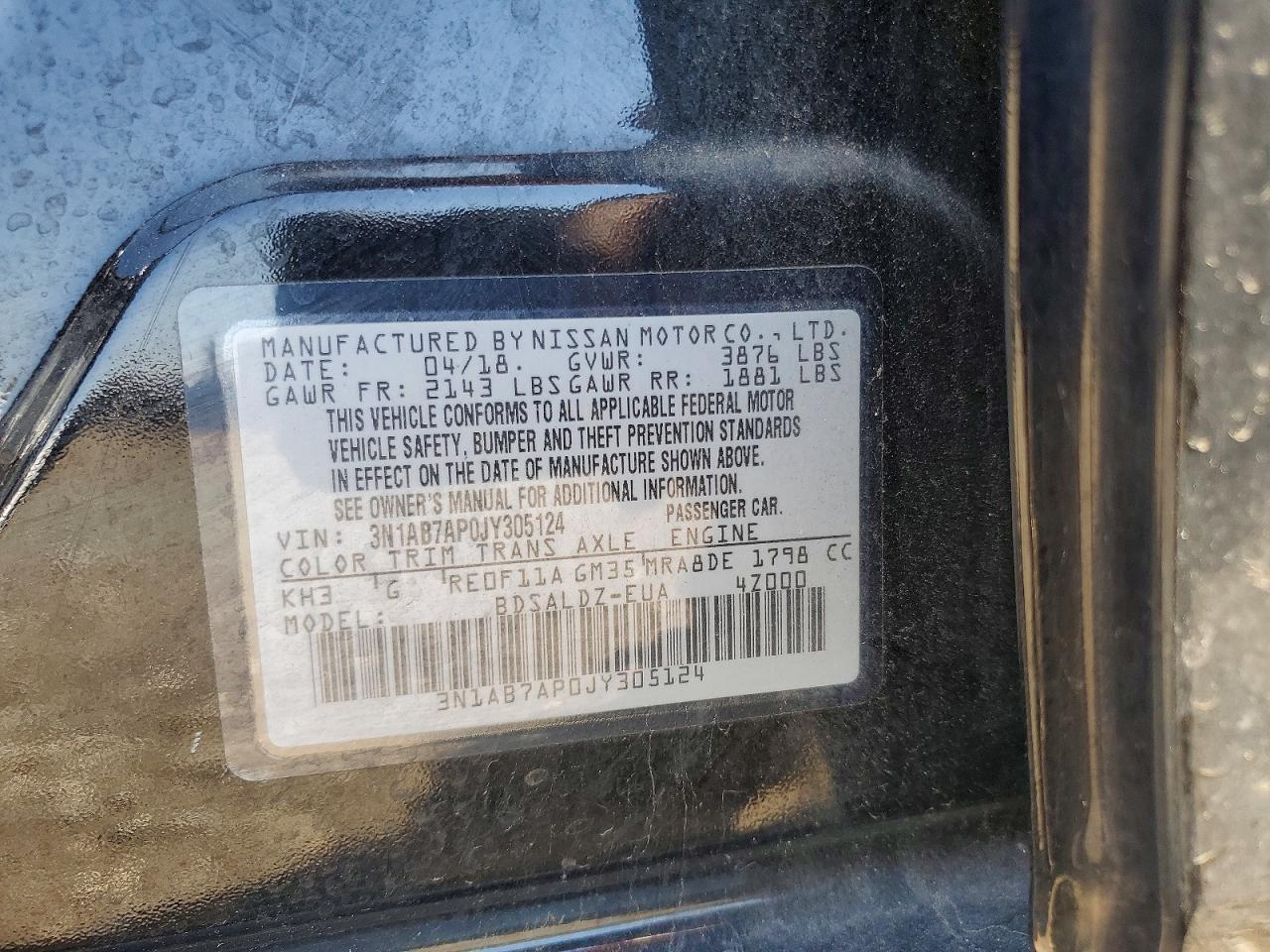 Nissan Sentra Sv
