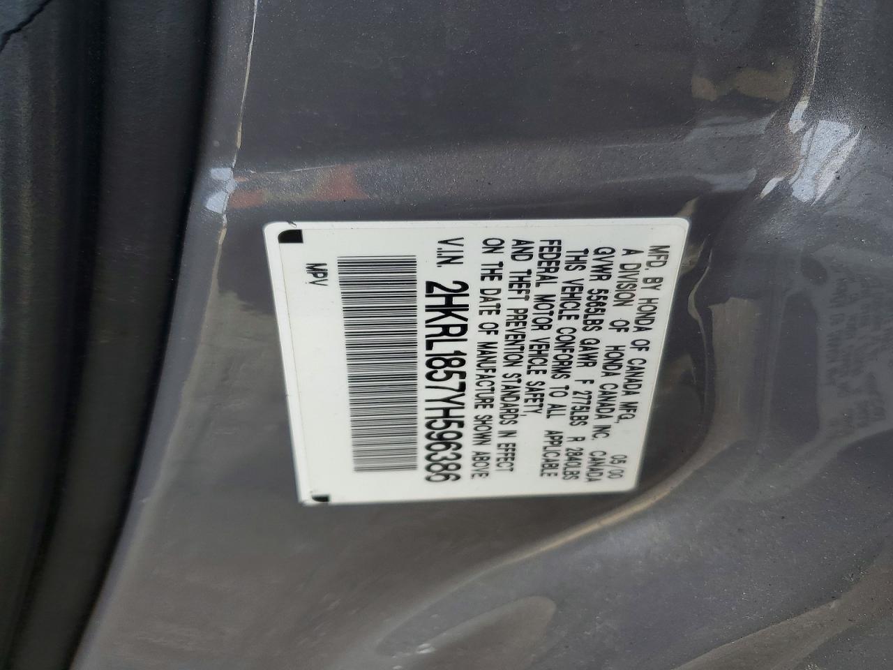Honda Odyssey Lx