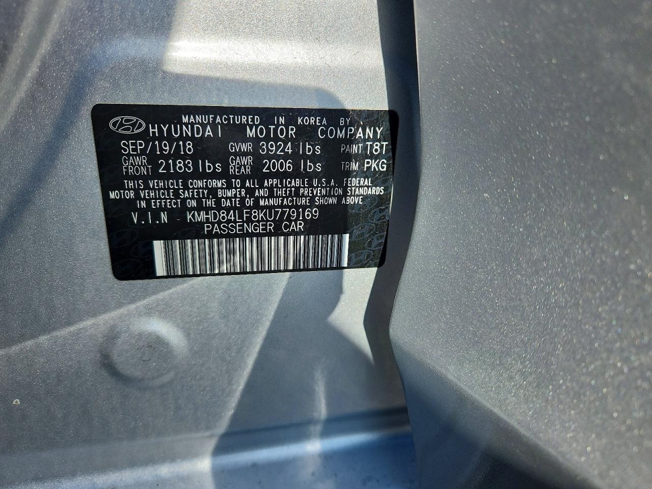 Hyundai ELANTRA Sel