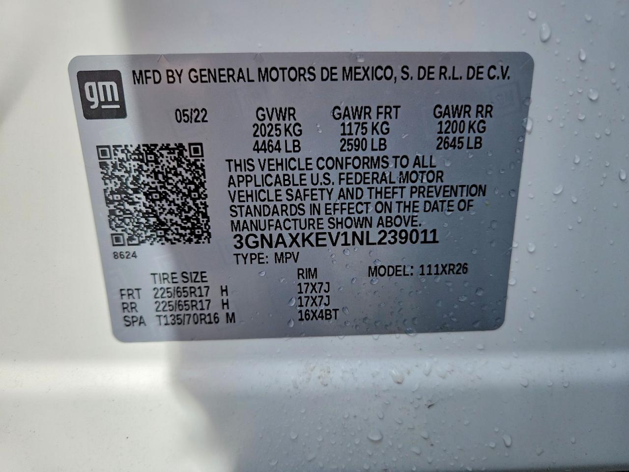 Chevrolet Equinox Lt