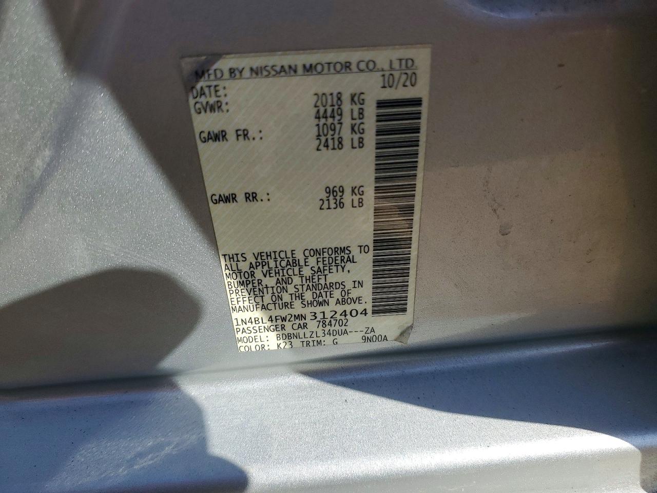 Nissan Altima Platinum