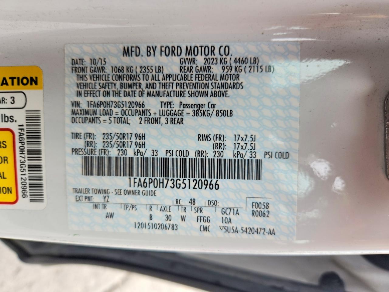 Ford Fusion Se