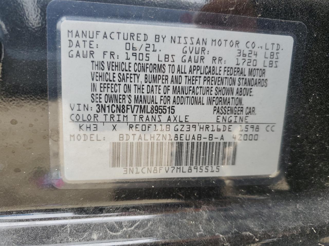 Nissan Versa Sr
