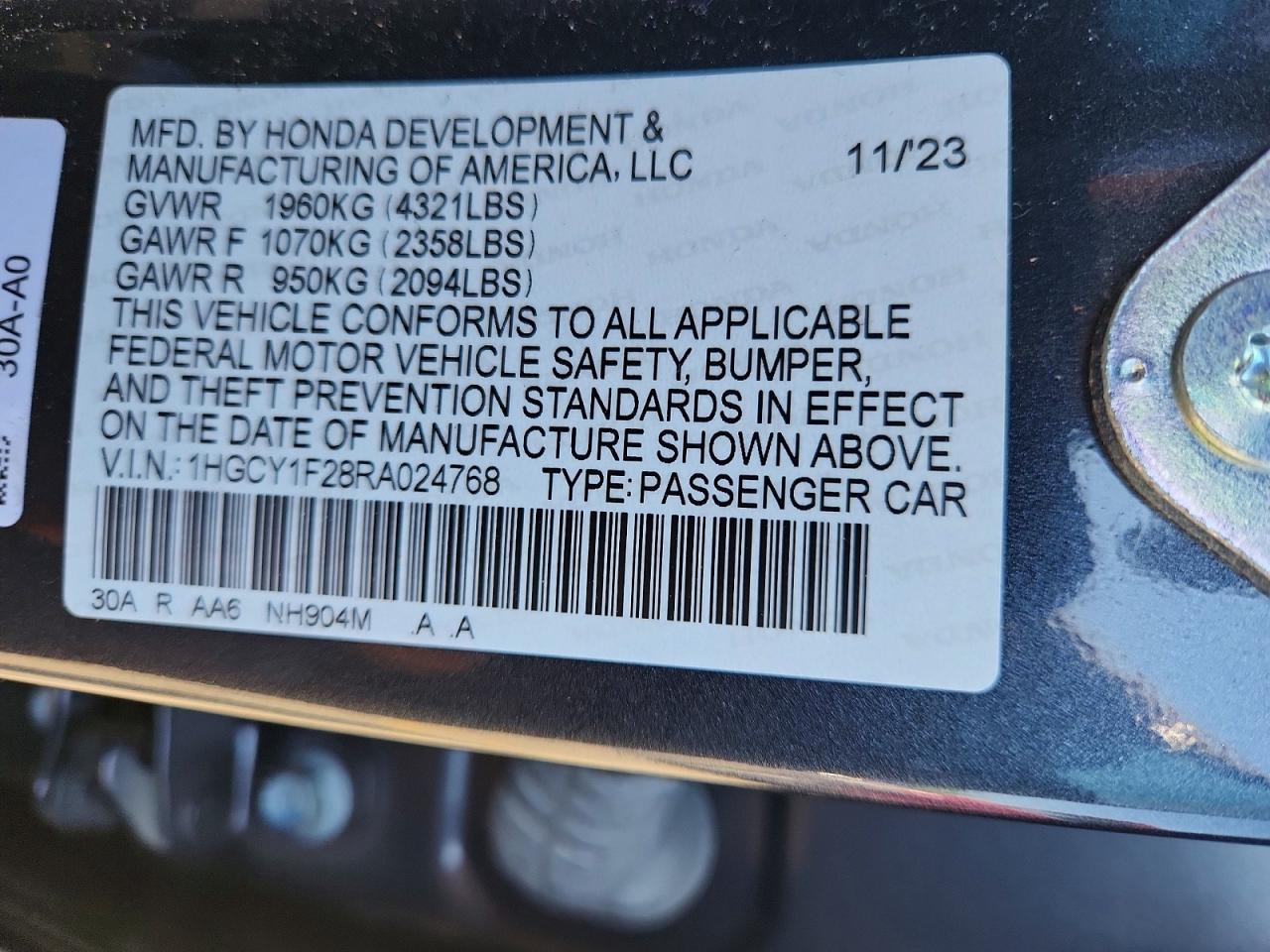 Honda Accord Lx
