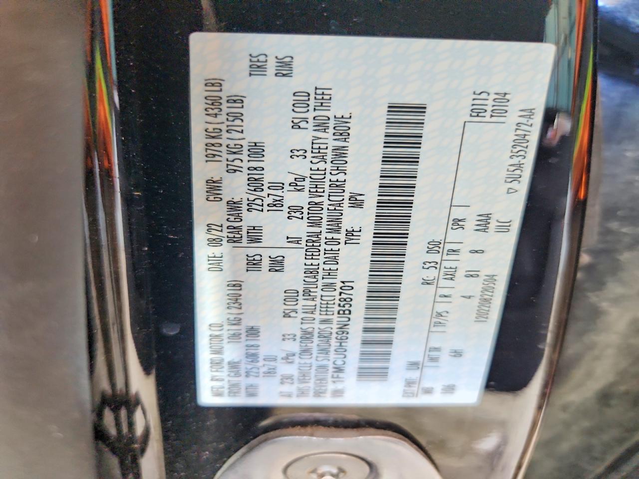 Ford Escape Sel
