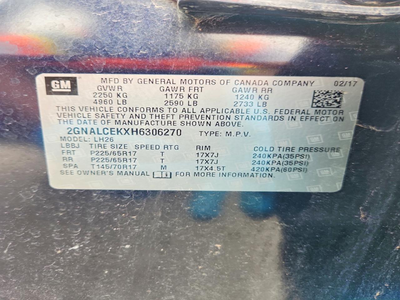 Chevrolet Equinox Lt