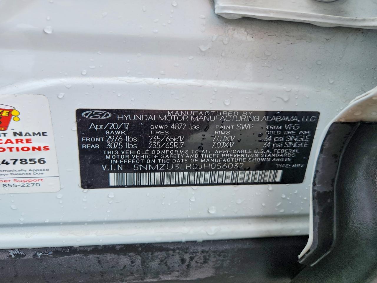 Hyundai SANTA FE 2.4l