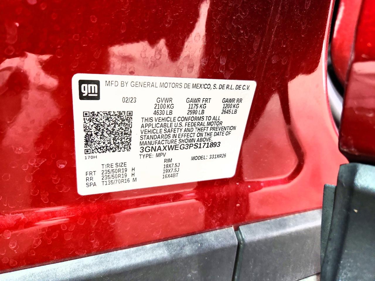Chevrolet Equinox Rs