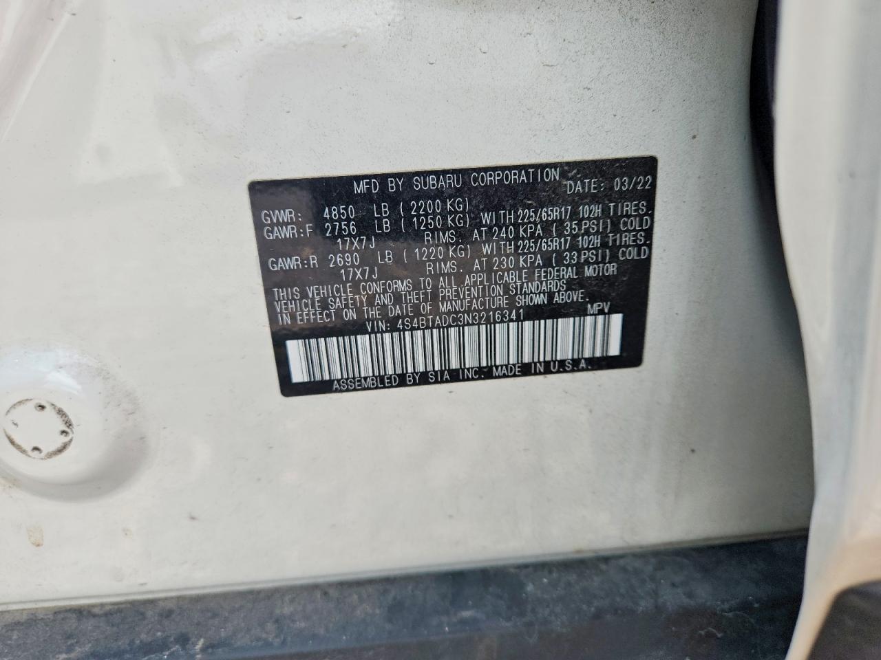 Subaru Outback Premium