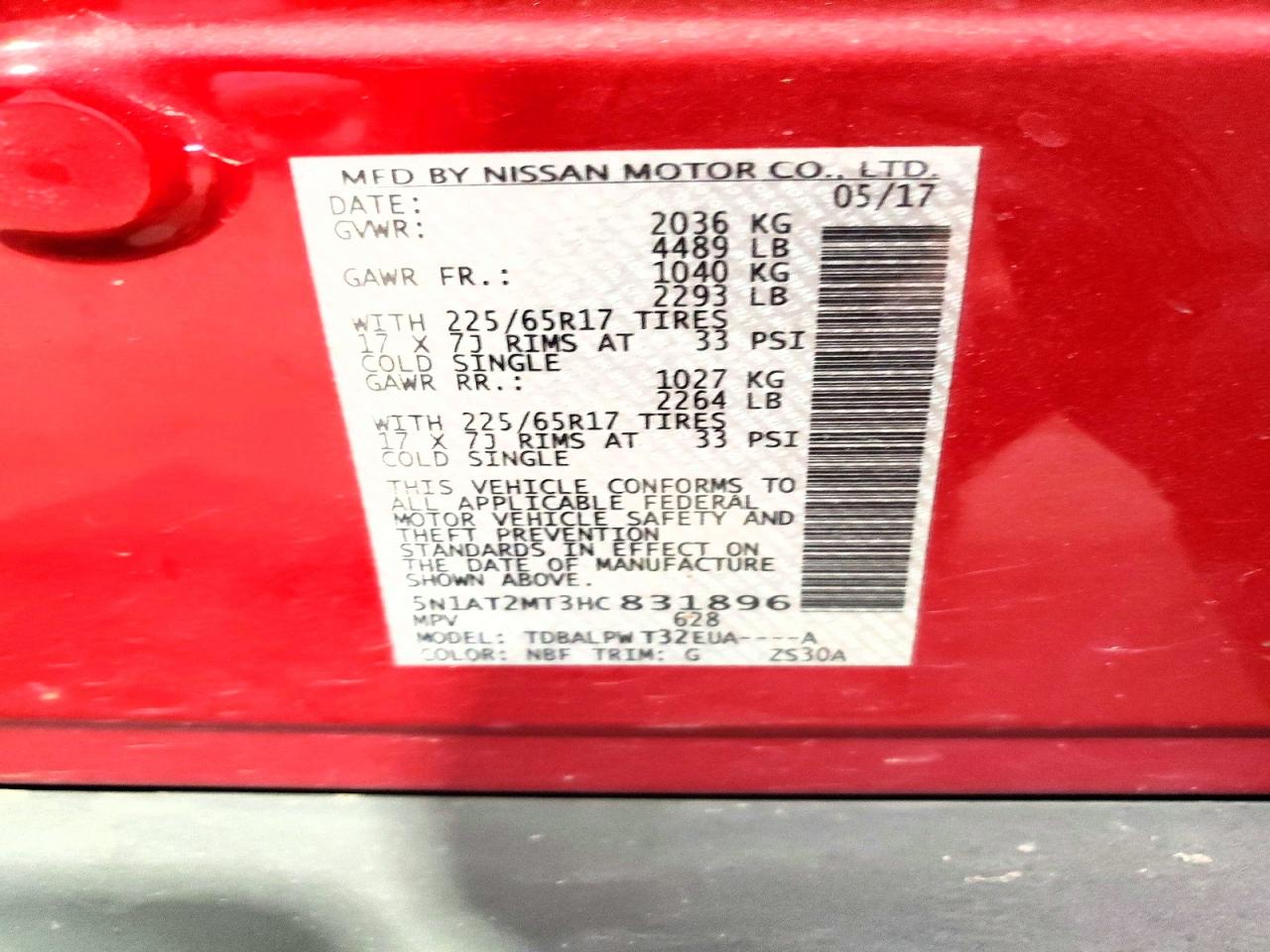 Nissan Rogue S