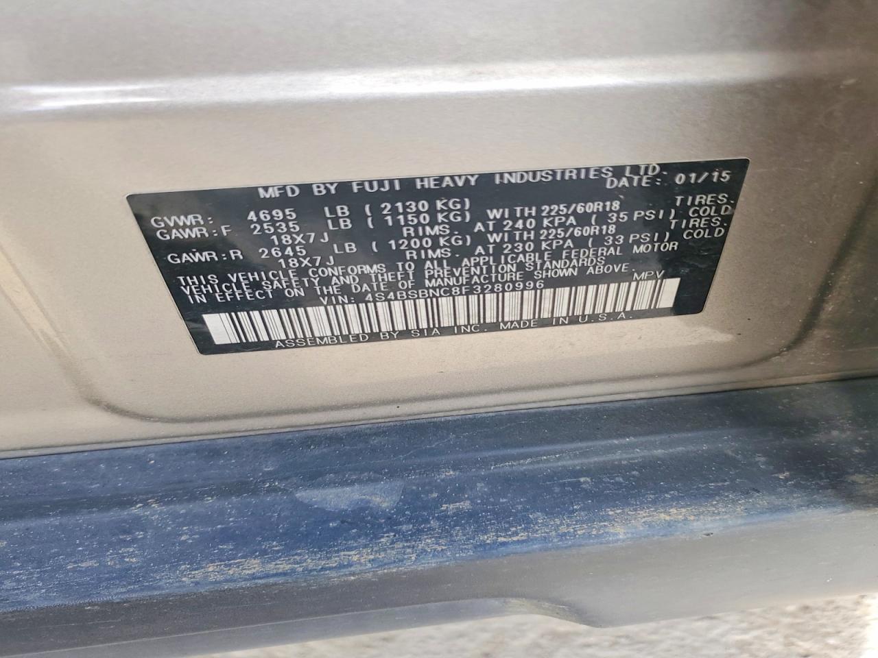 Subaru Outback 2.5i Limited