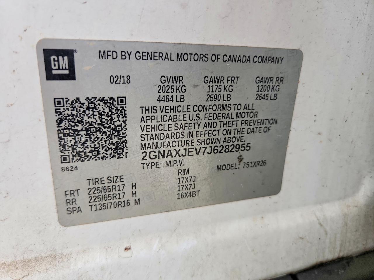 Chevrolet Equinox Lt