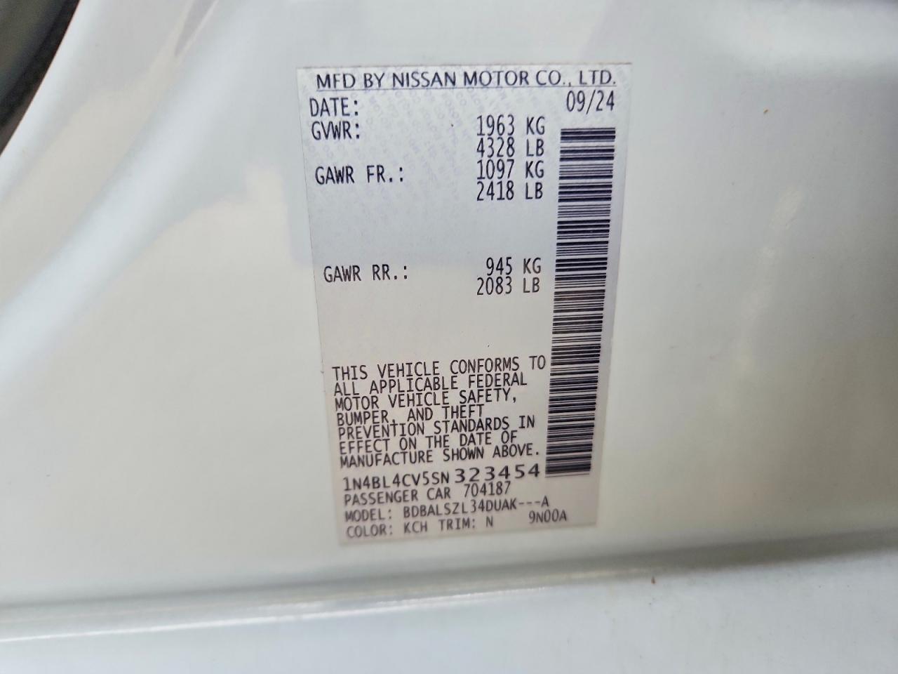 Nissan Altima Sr