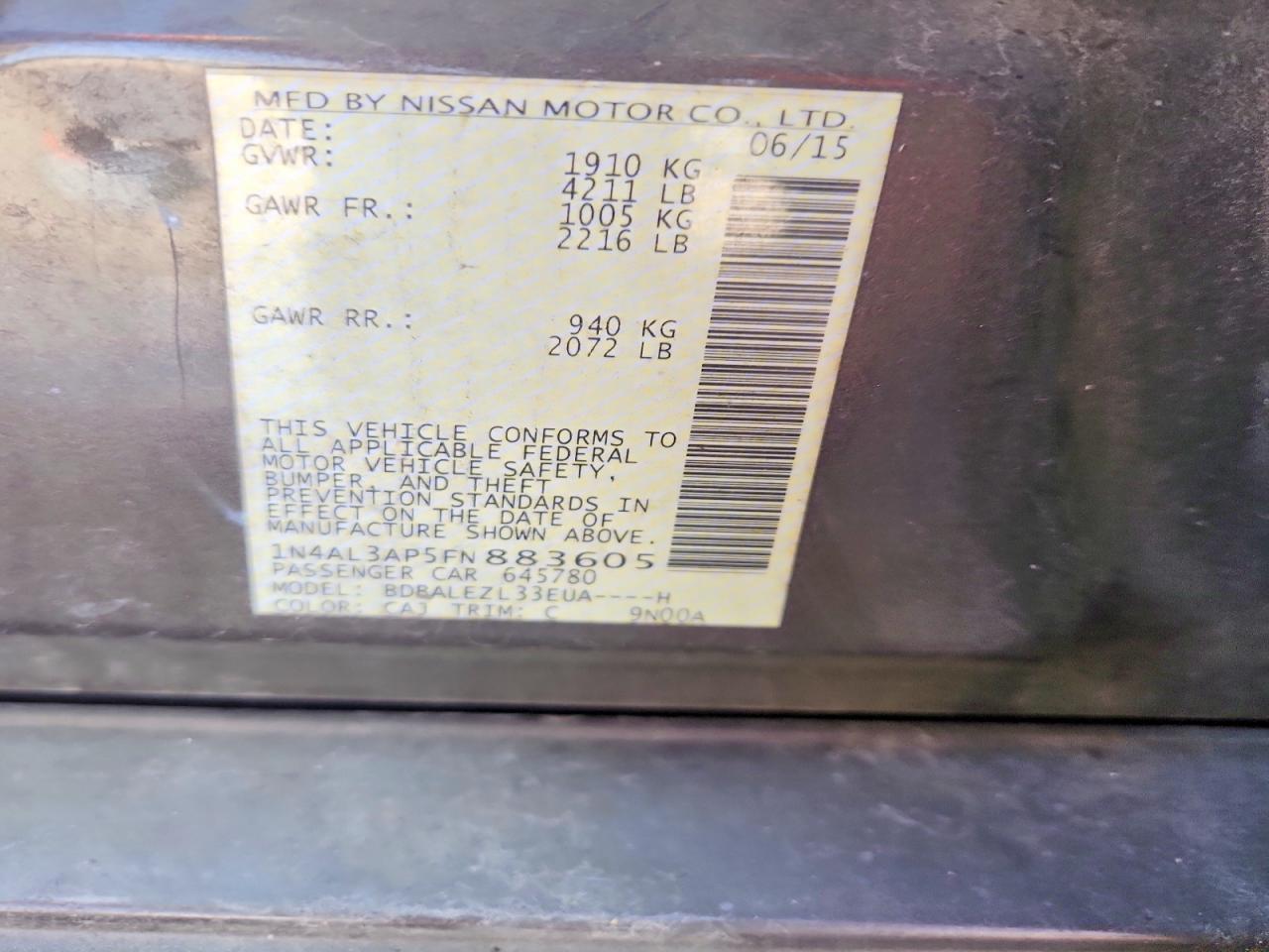 Nissan Altima 2.5 S