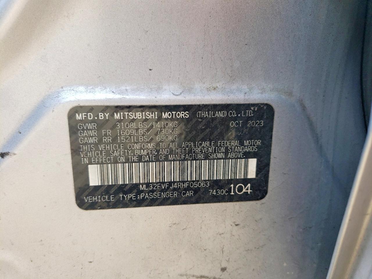 Mitsubishi Mirage G4 Se