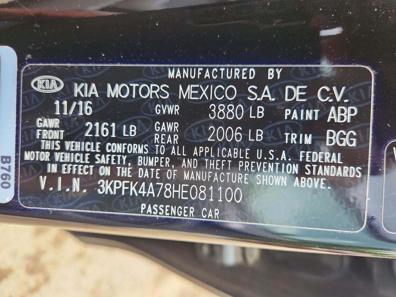 Kia Forte Lx