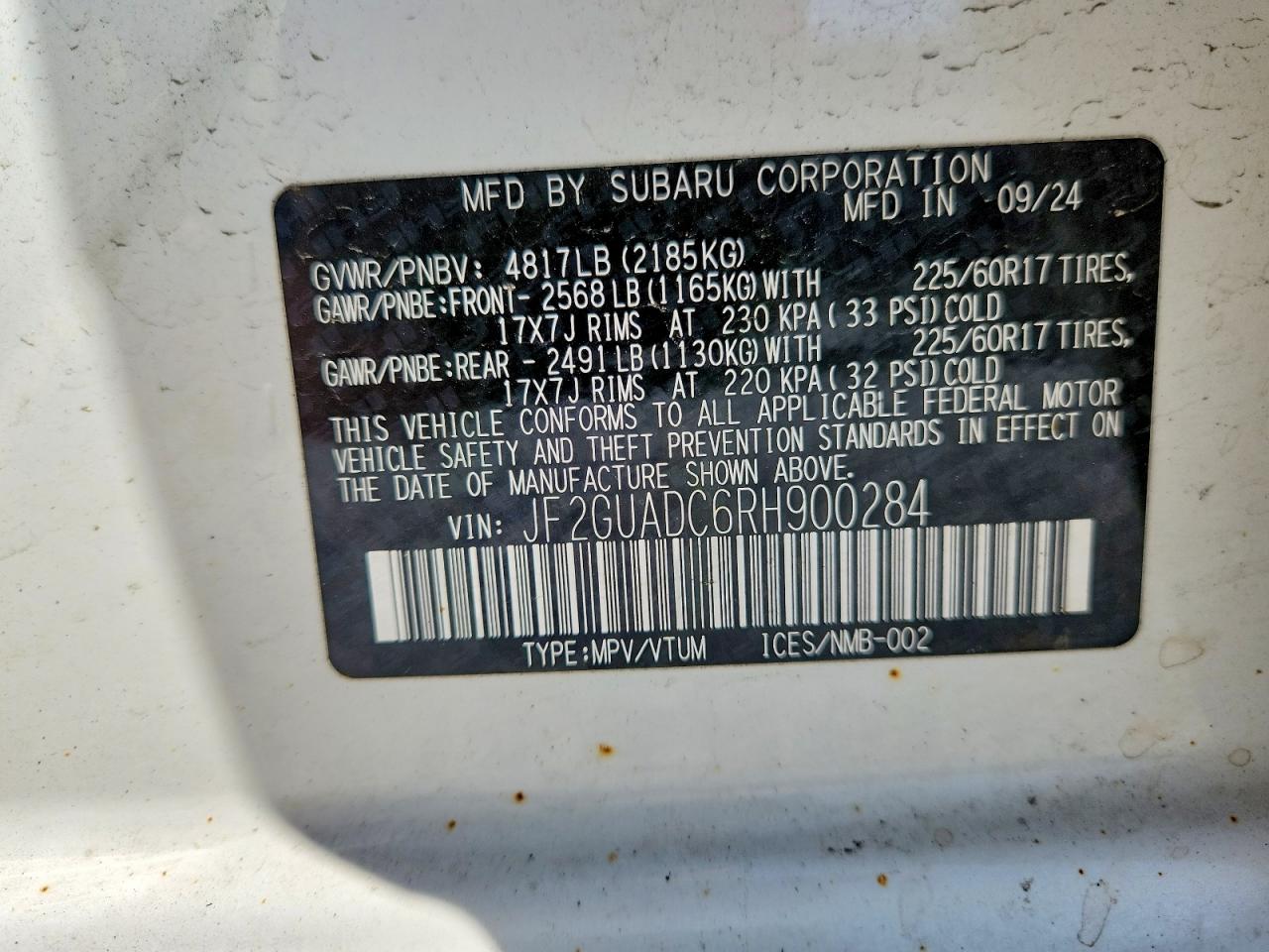 Subaru Crosstrek Premium
