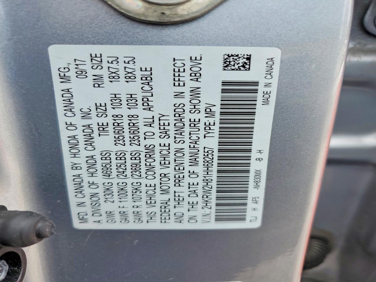 Honda Crv Exl