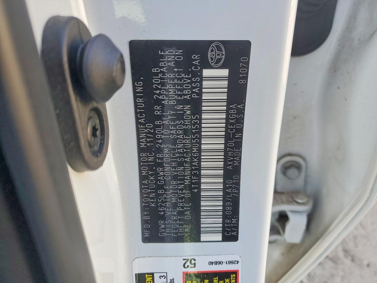 Toyota Camry Xle