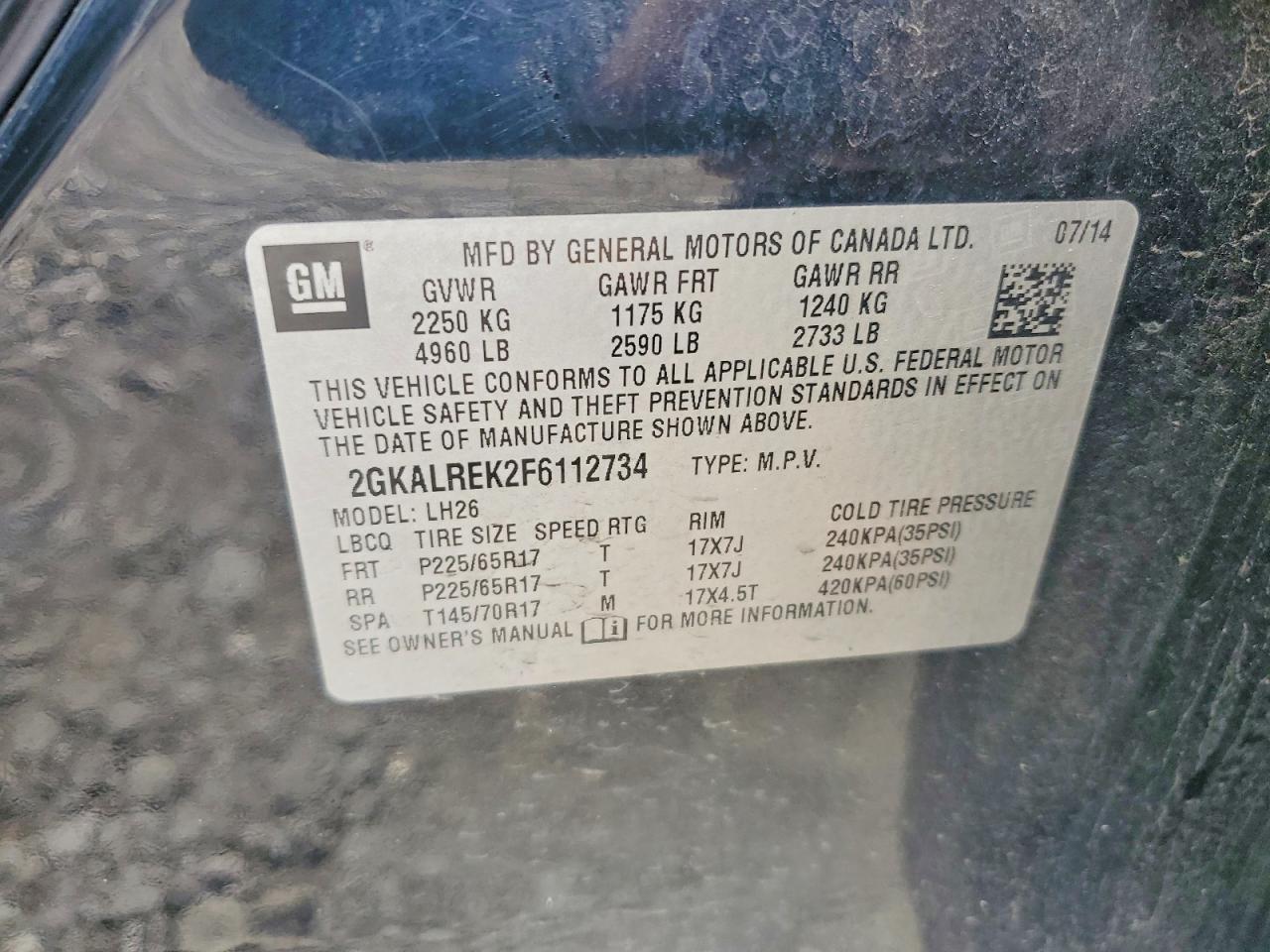 GMC Terrain Sle