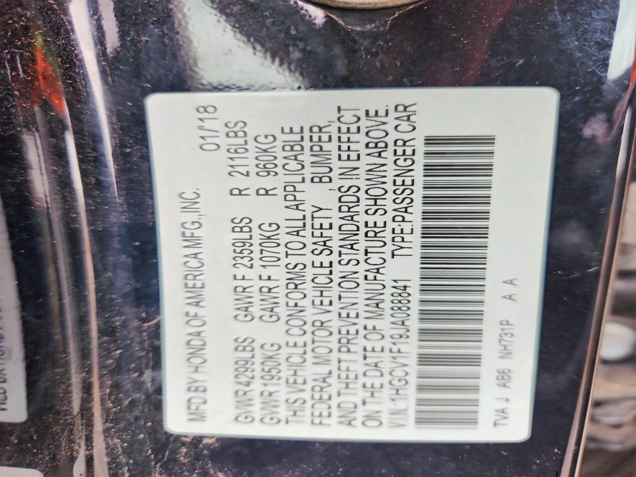 Honda Accord Lx