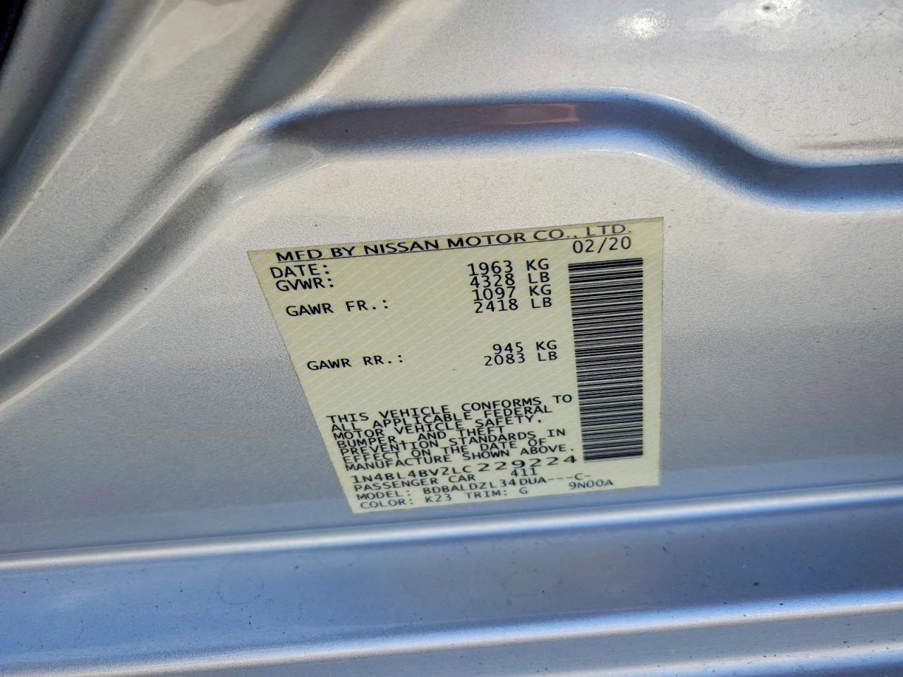 Nissan Altima S