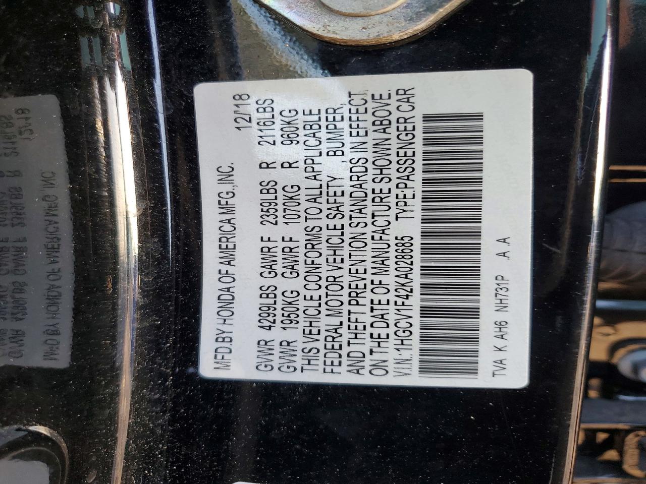 Honda Accord Ex