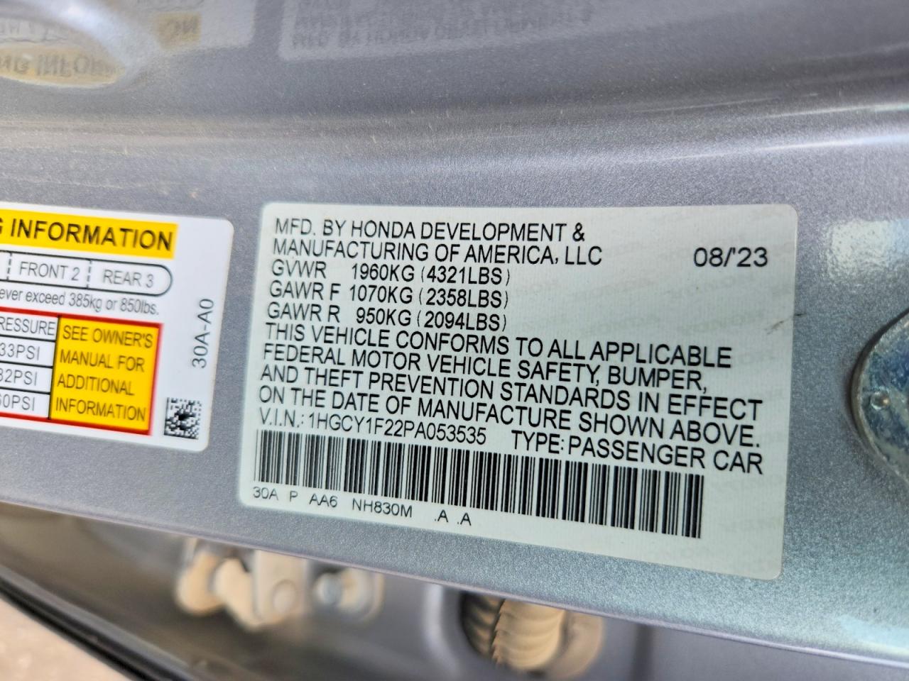 Honda Accord Lx