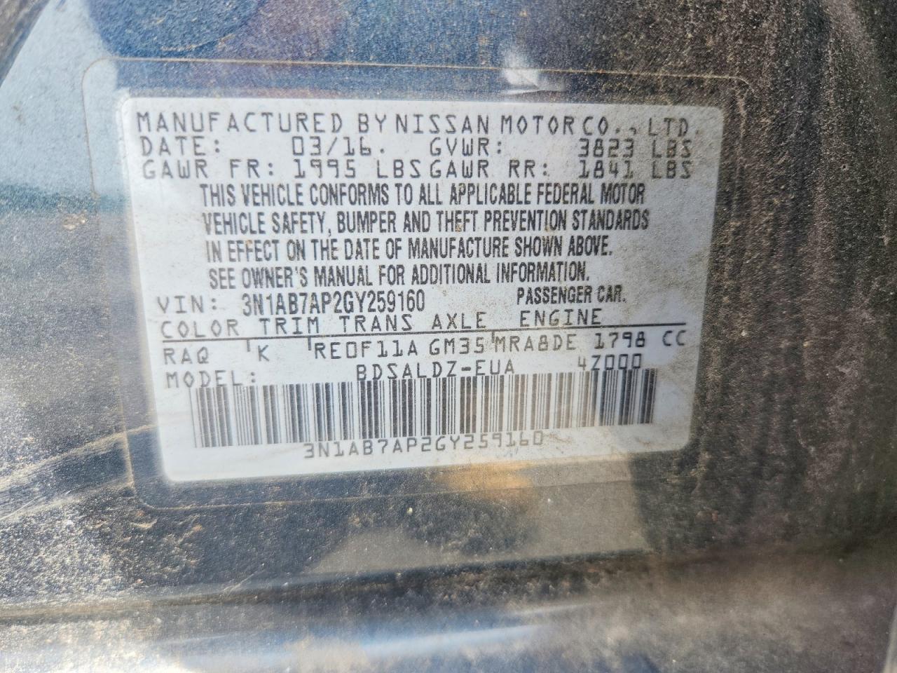 Nissan Sentra Sv
