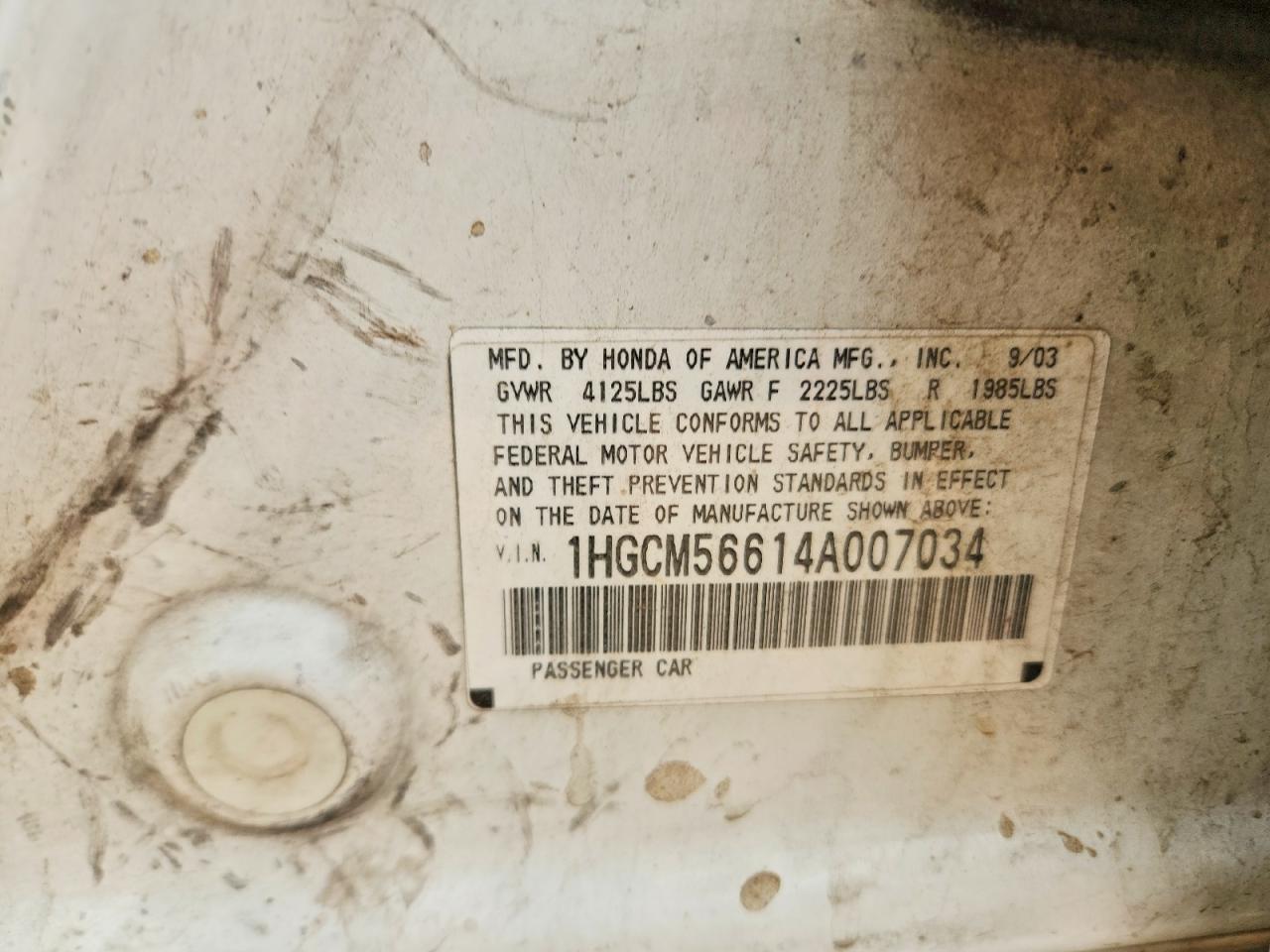 Honda Accord Ex