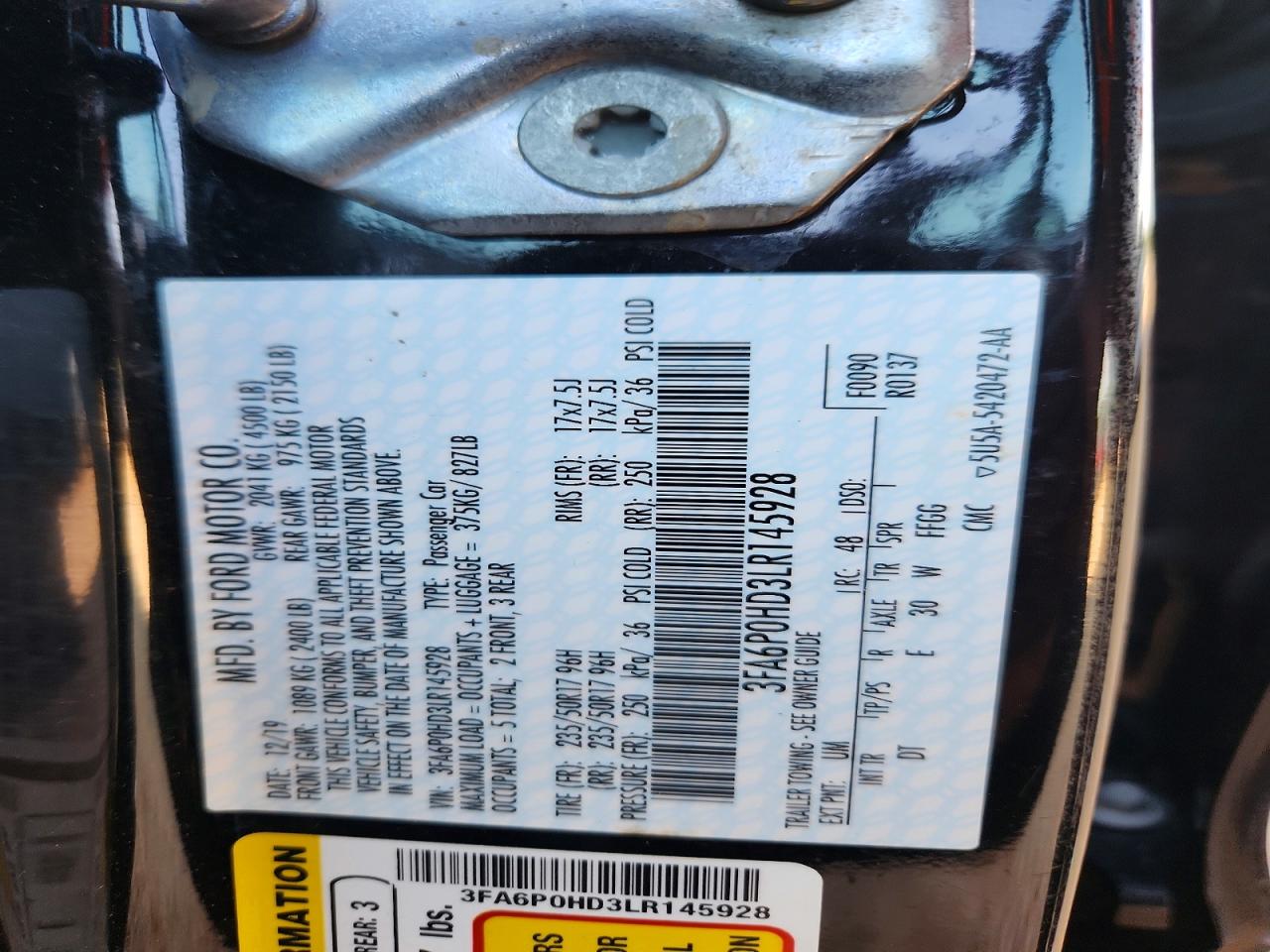 Ford Fusion Se