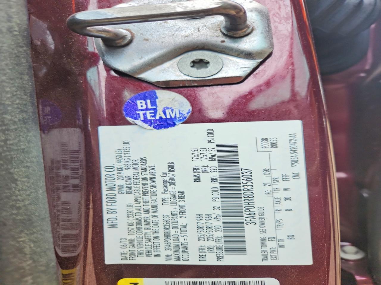 Ford Fusion Se