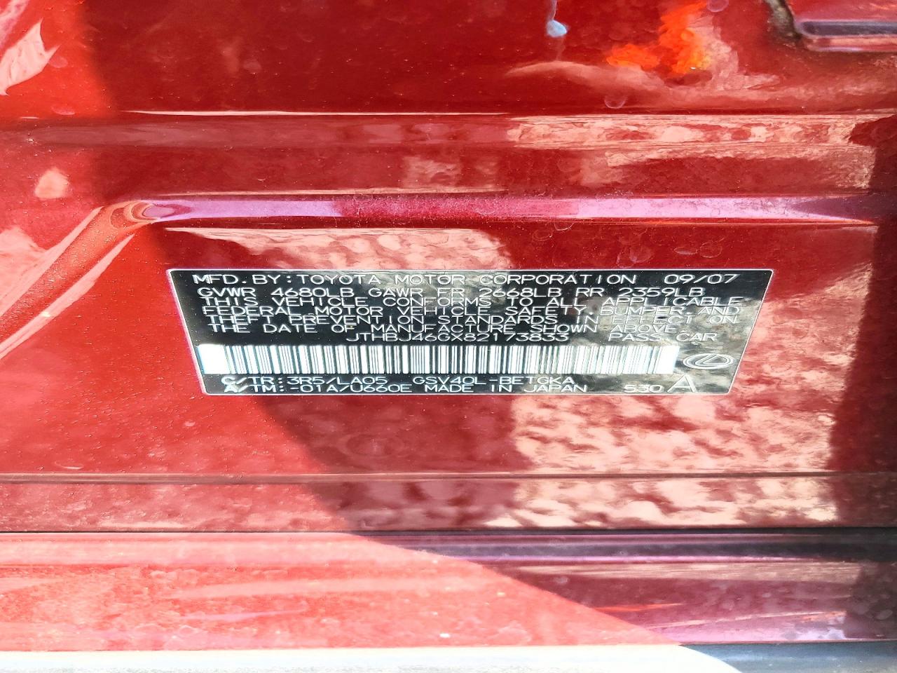 Lexus Es Base