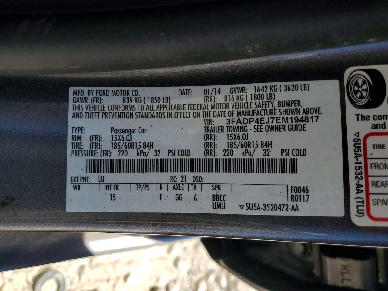 Ford Fiesta Se