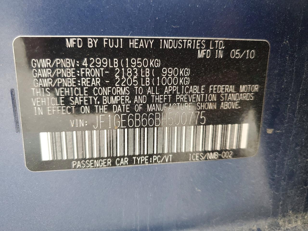 Subaru Impreza 2.5i Premium