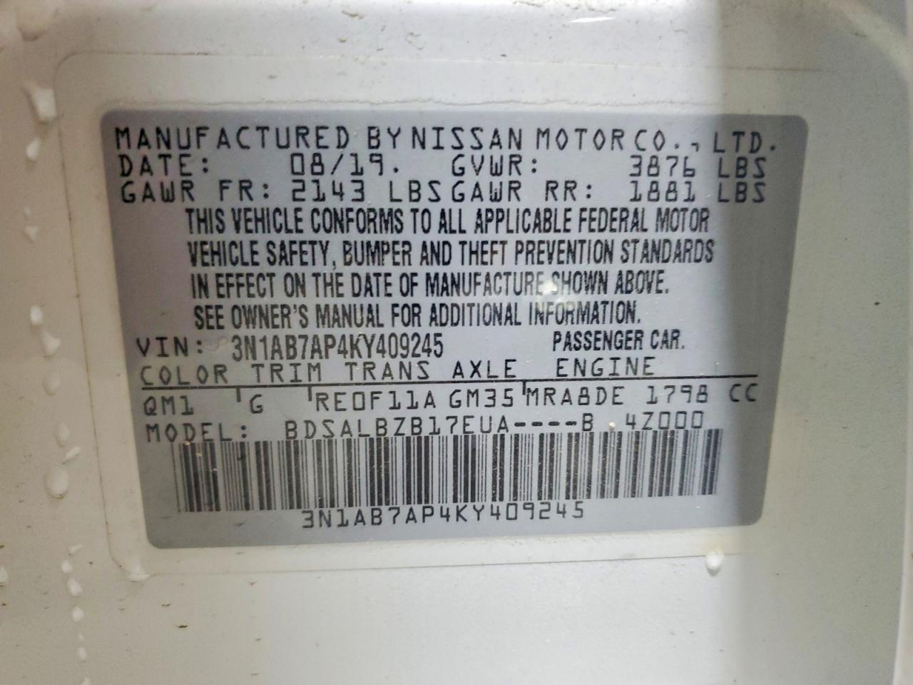 Nissan Sentra S
