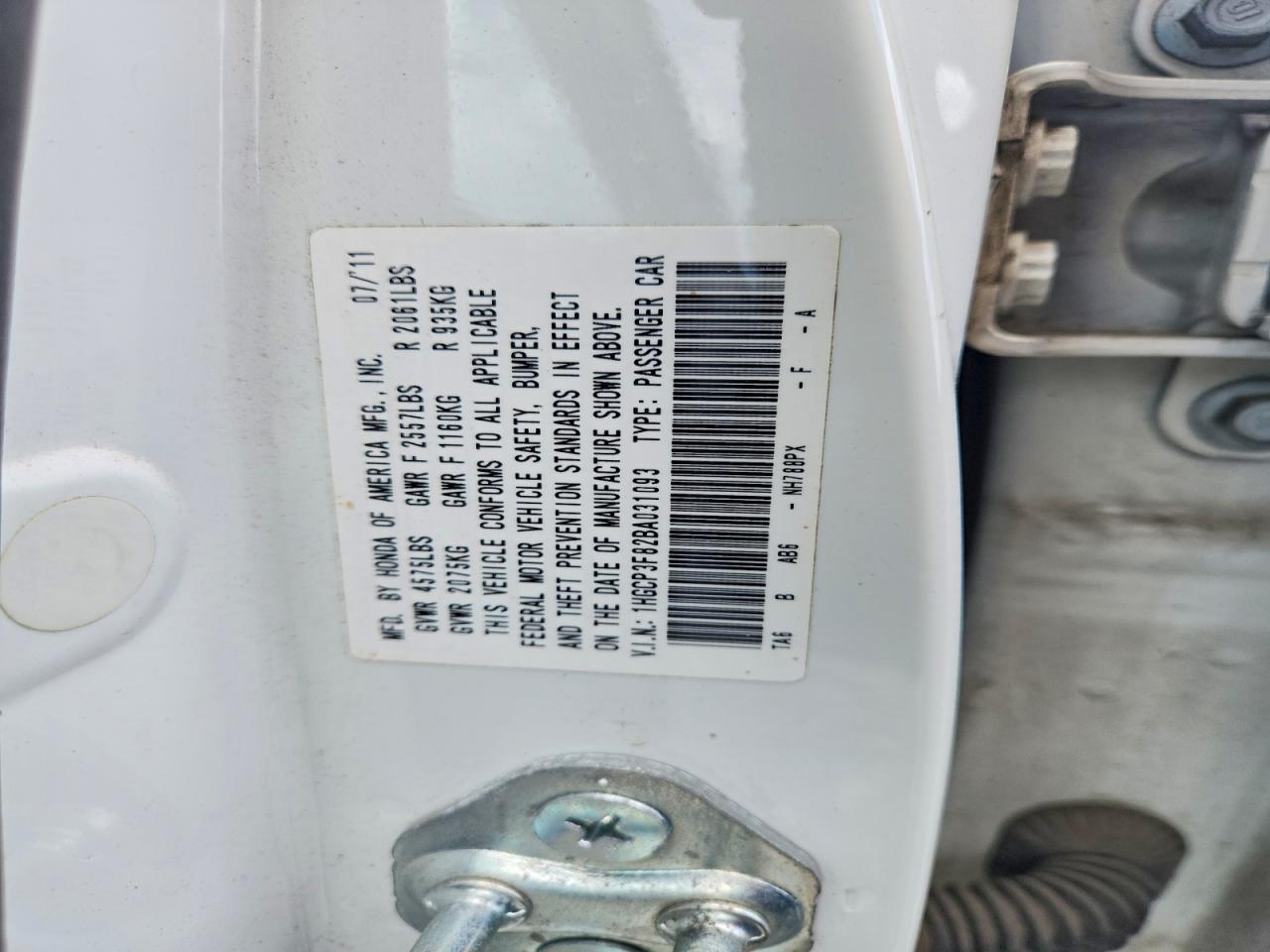 Honda Accord Exl