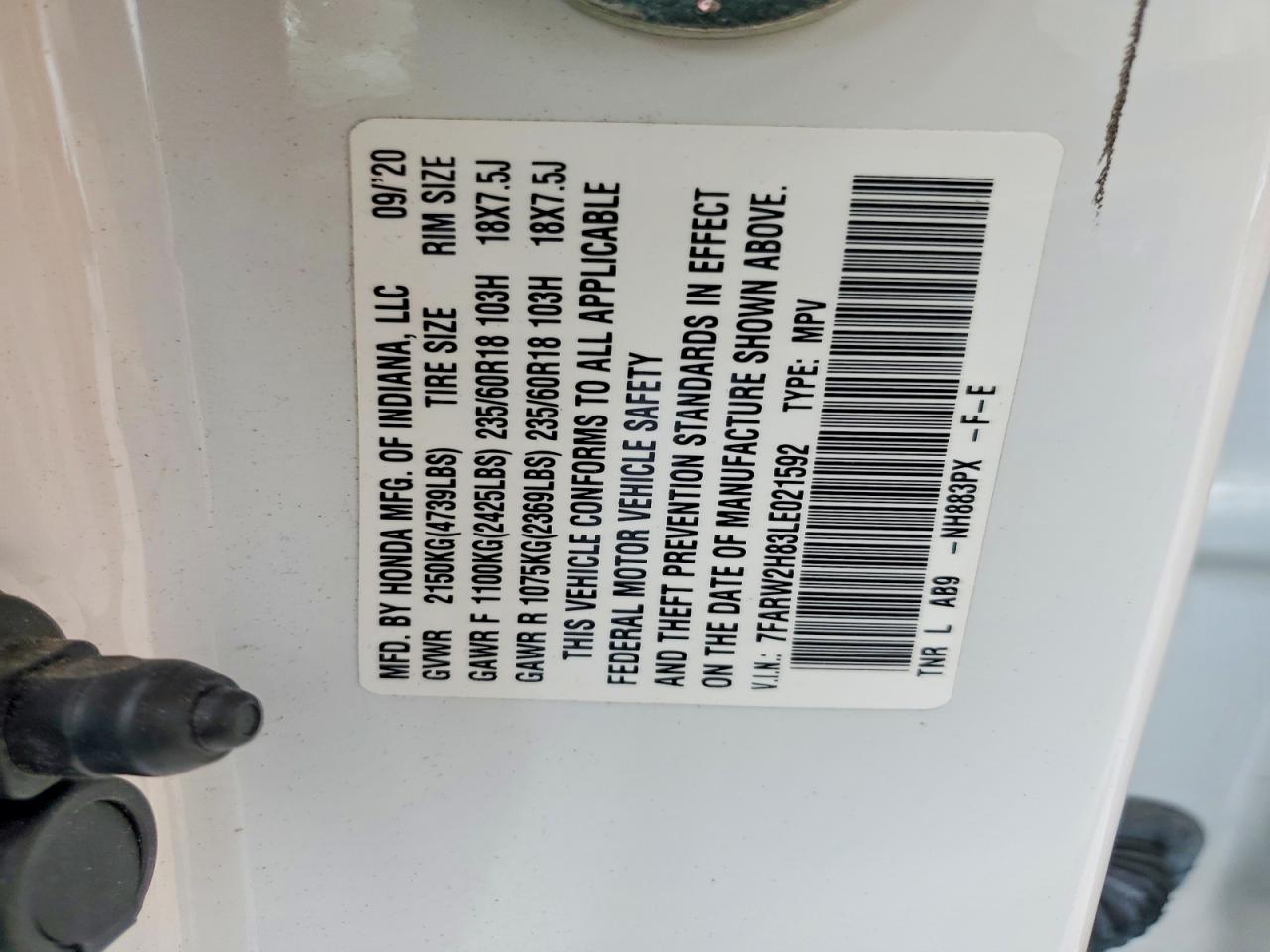 Honda Crv Exl