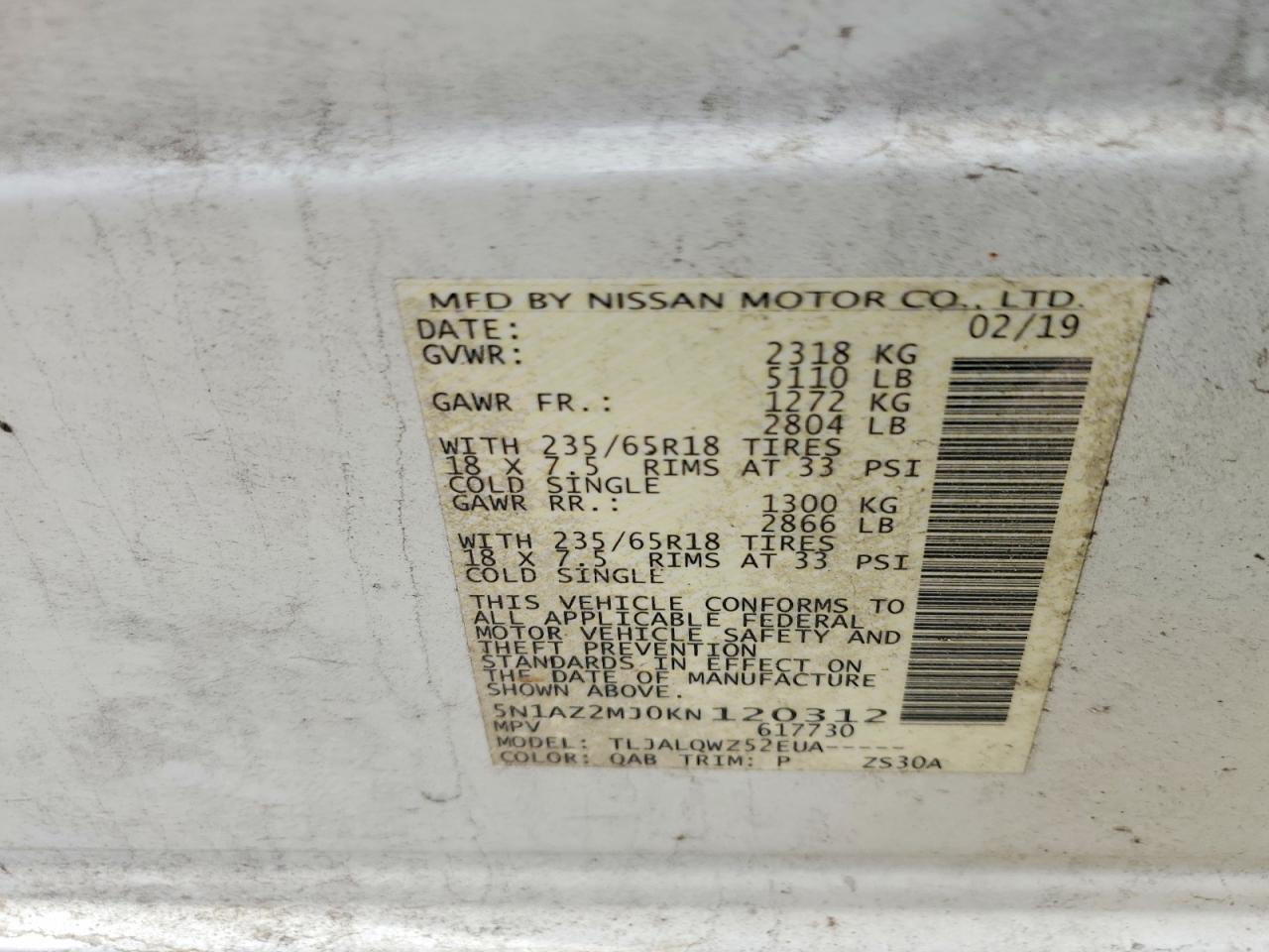 Nissan Murano Sv