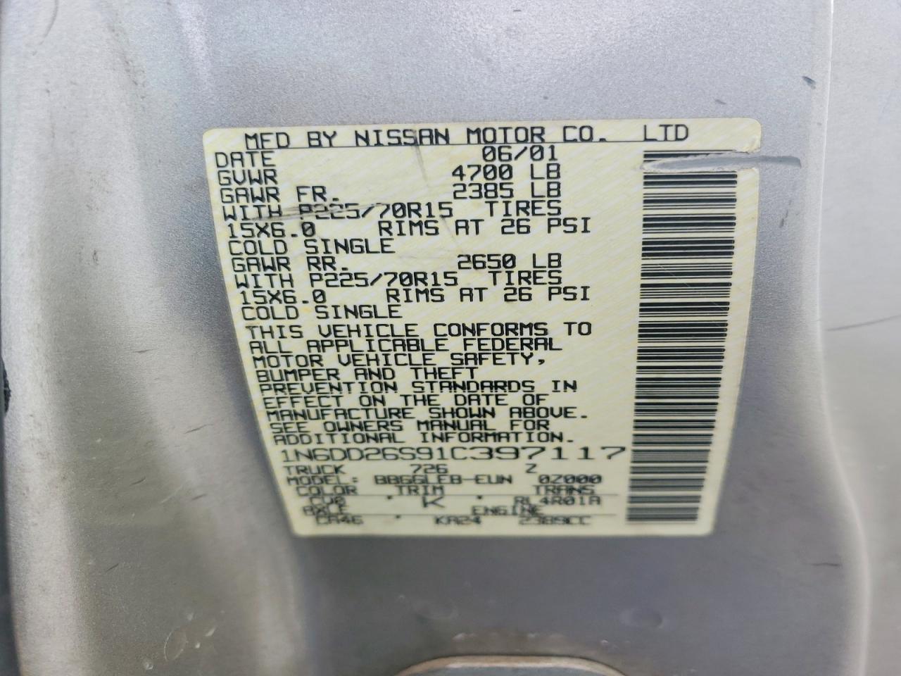Nissan Frontier King Cab Xe