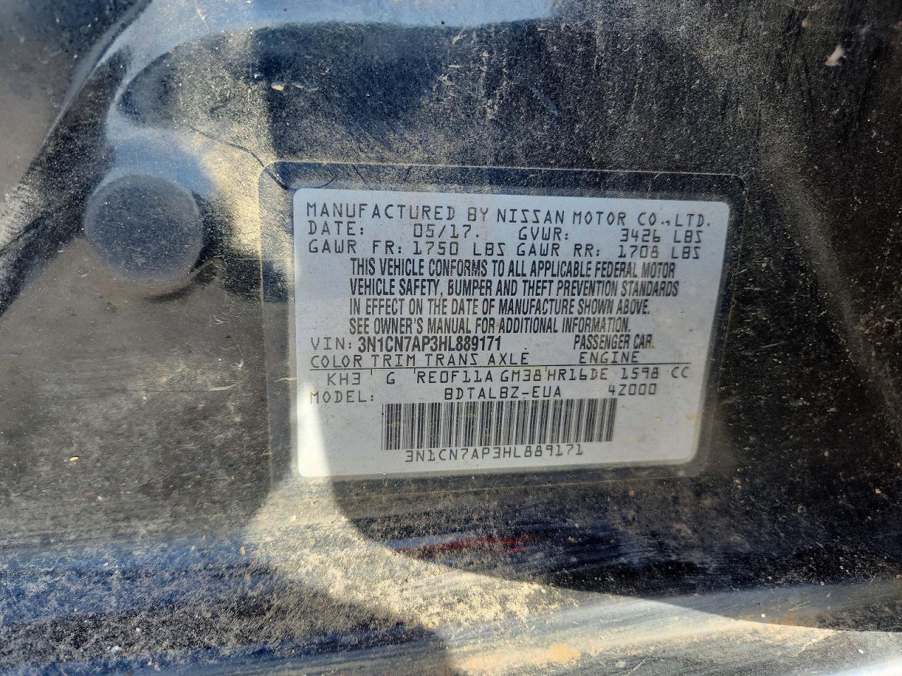 Nissan Versa 1.6 Sv