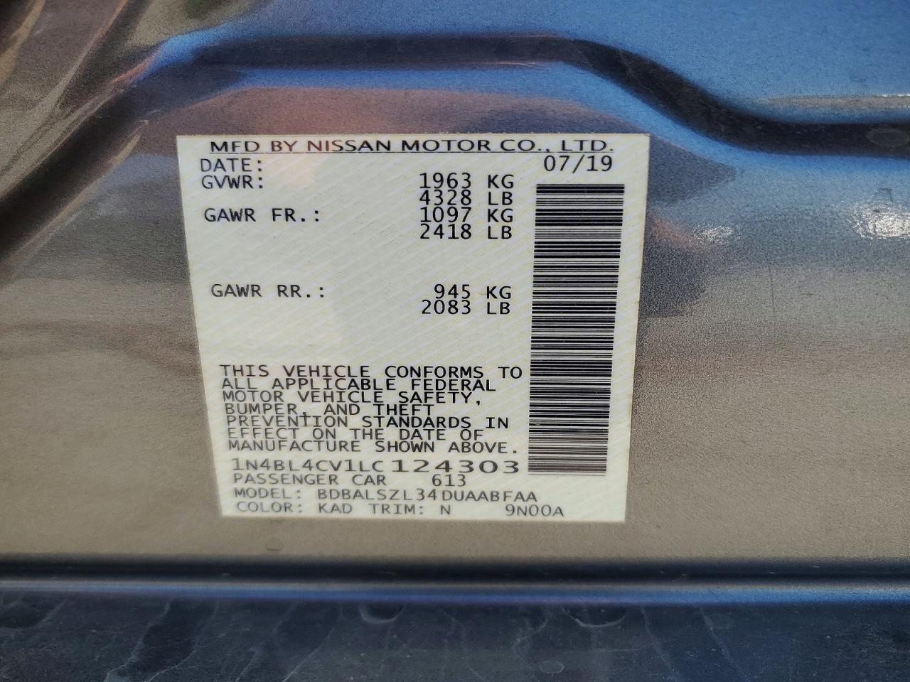 Nissan Altima 2.5 Sr