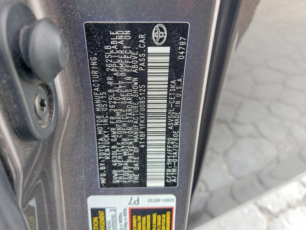 Toyota Camry Se